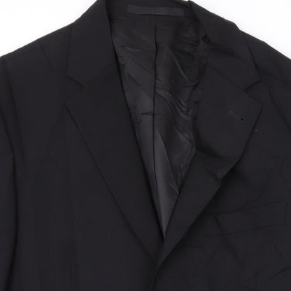 Mens UK Size 40 NEXT Regular Black Suit Jacket