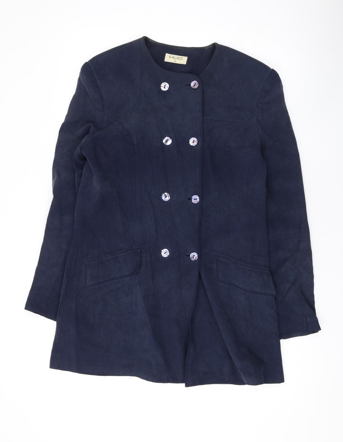 Womens UK Size 12 Kaliko Blue Jacket