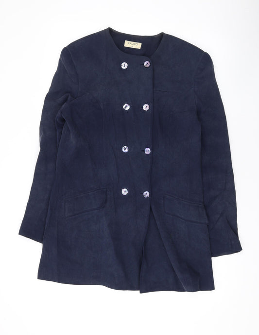 Womens UK Size 12 Kaliko Blue Jacket