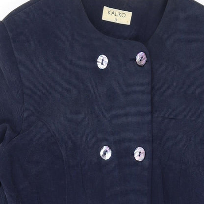 Womens UK Size 12 Kaliko Blue Jacket