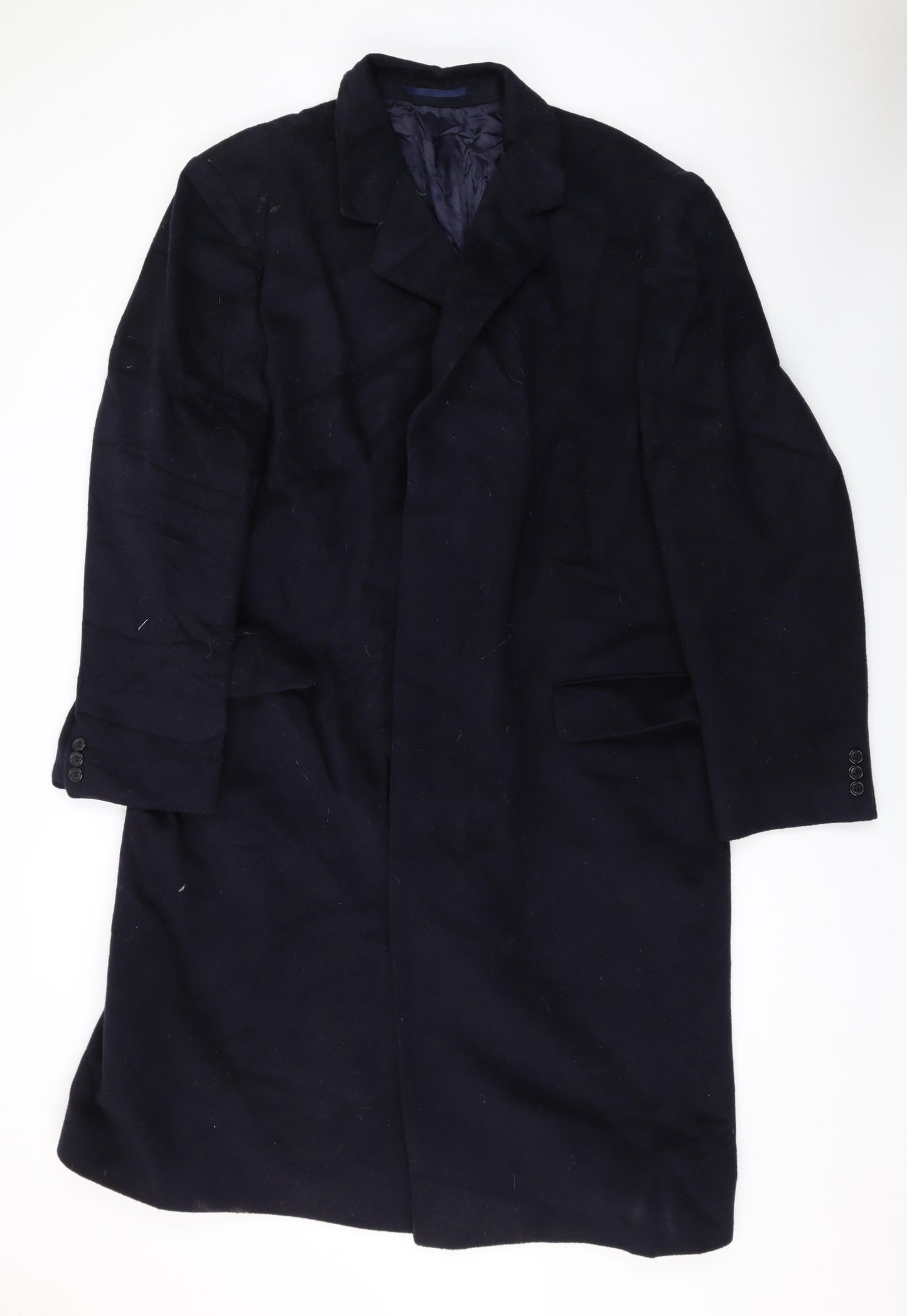 Mens UK Size 42 Scott Taylor Black Overcoat