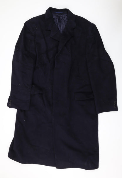 Mens UK Size 42 Scott Taylor Black Overcoat