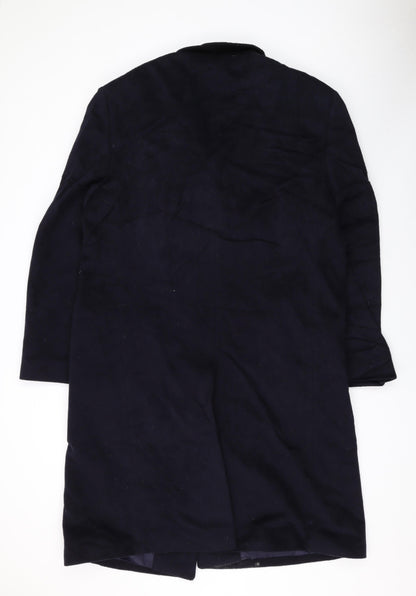 Mens UK Size 42 Scott Taylor Black Overcoat