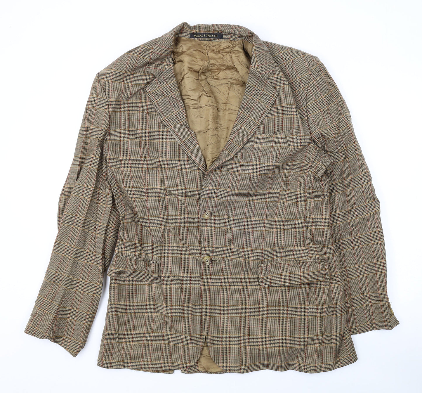 Mens UK Size 40 Marks and Spencer Brown Jacket