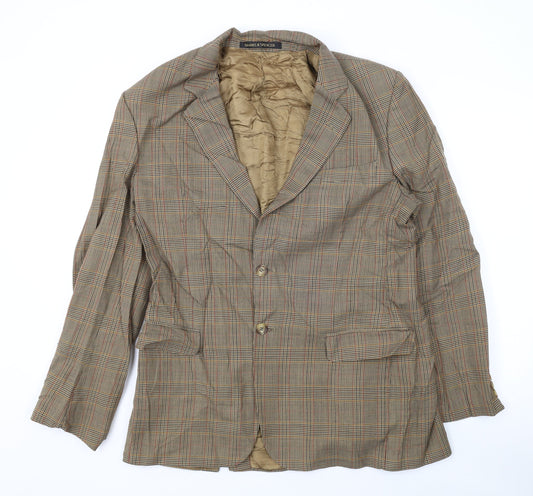 Mens UK Size 40 Marks and Spencer Brown Jacket