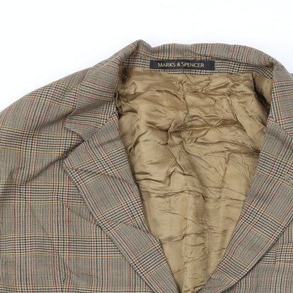 Mens UK Size 40 Marks and Spencer Brown Jacket