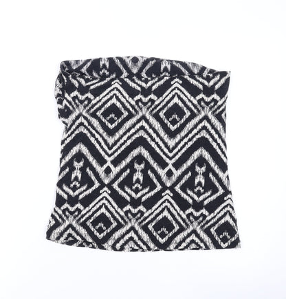 Womens UK Size L H&M Black Basic Blouse