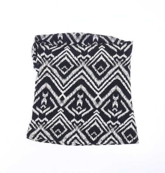 Womens UK Size L H&M Black Basic Blouse