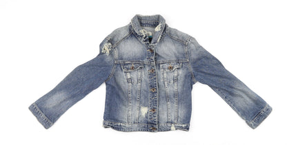 Womens UK Size M Zara Blue Jacket