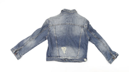 Womens UK Size M Zara Blue Jacket
