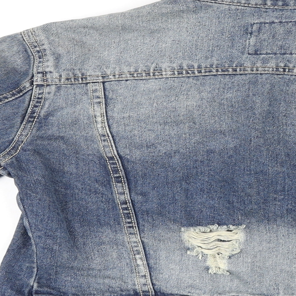Womens UK Size M Zara Blue Jacket