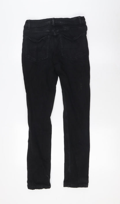 Denim & Co. Mens Black Cotton Skinny Jeans Size 28 in L29 in Regular Zip