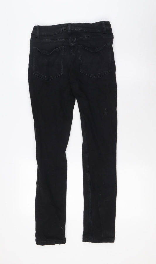 Denim & Co. Mens Black Cotton Skinny Jeans Size 28 in L29 in Regular Zip