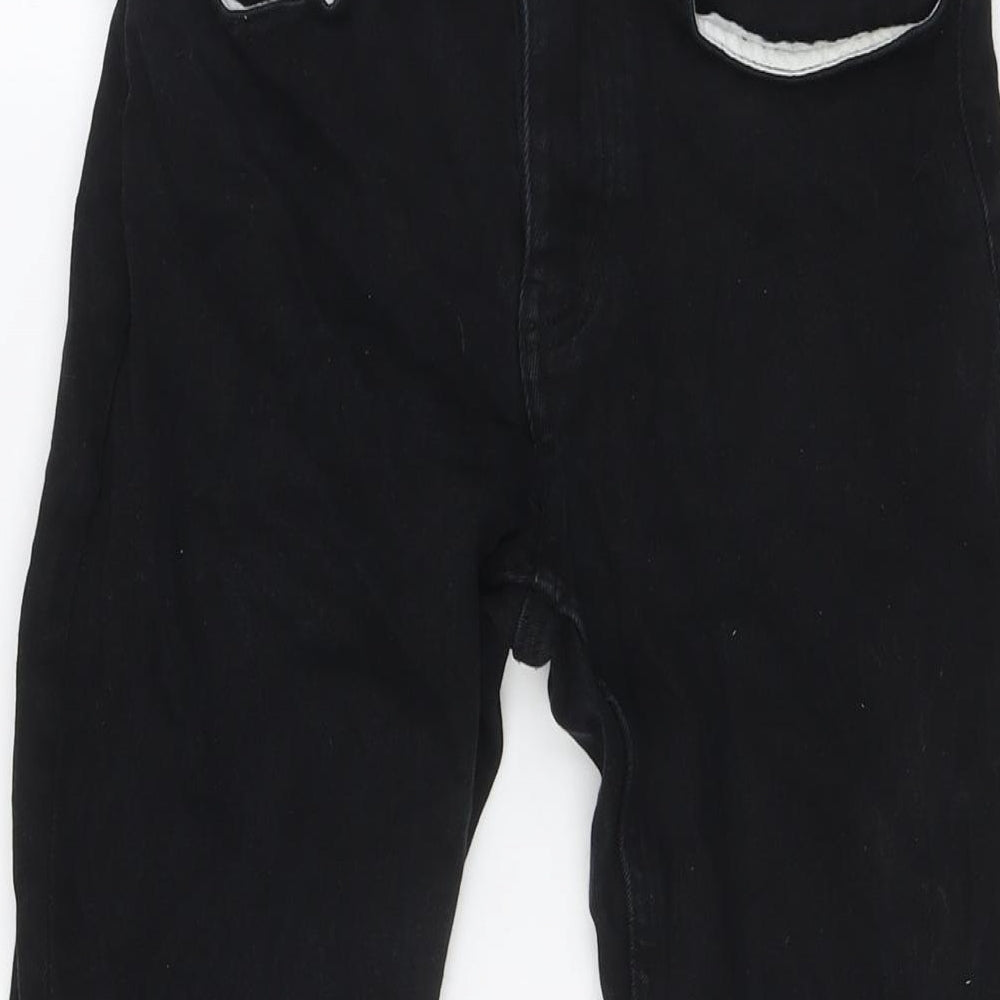 Denim & Co. Mens Black Cotton Skinny Jeans Size 28 in L29 in Regular Zip