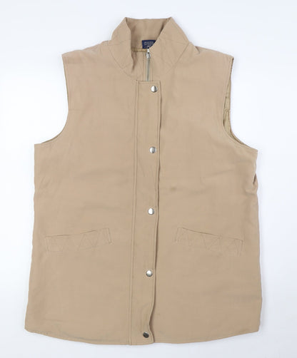 Womens UK Size L Spirit Beige Gilet