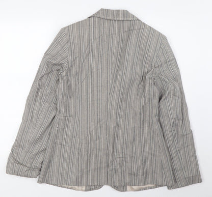 Article Womens Beige Jacket Size 12 Button