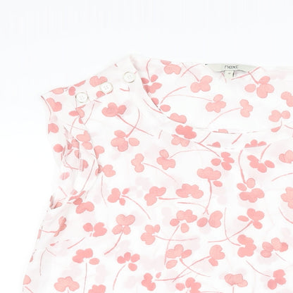 Womens UK Size 12 NEXT White Basic Blouse