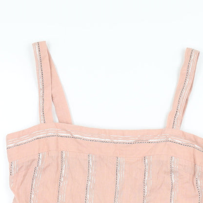 Womens UK Size 8 NEXT Pink Basic T-Shirt