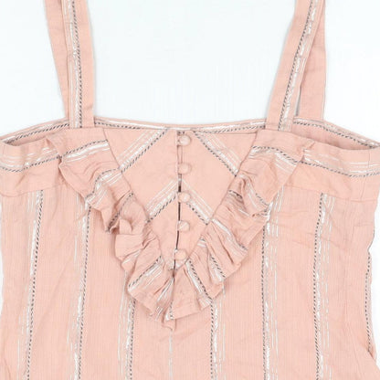 Womens UK Size 8 NEXT Pink Basic T-Shirt