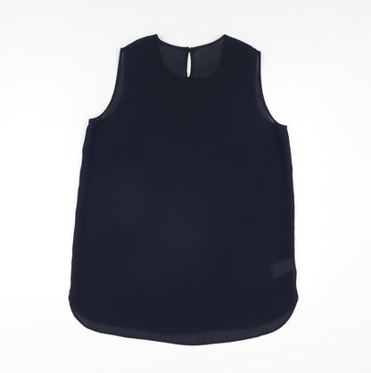 Womens UK Size 12 St Michael Blue Basic T-Shirt