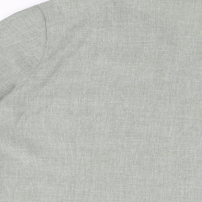 Womens UK Size 16 BM Collection Grey Basic Button-Up