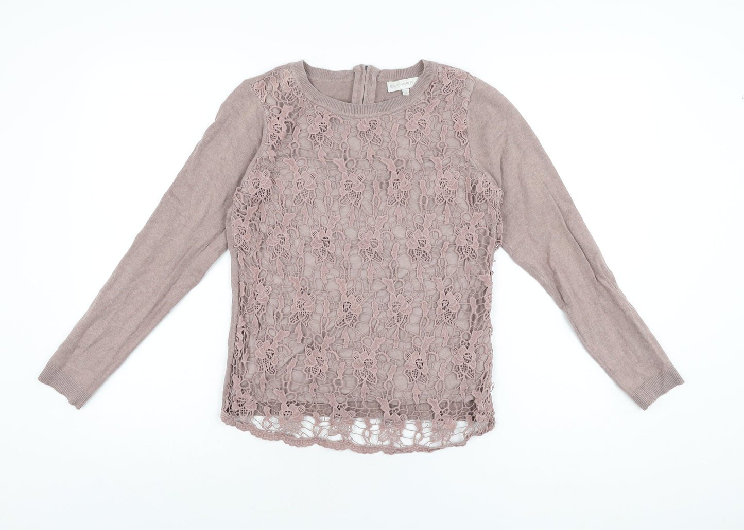 Womens UK Size 8 RJR.John Rocha Pink Basic T-Shirt