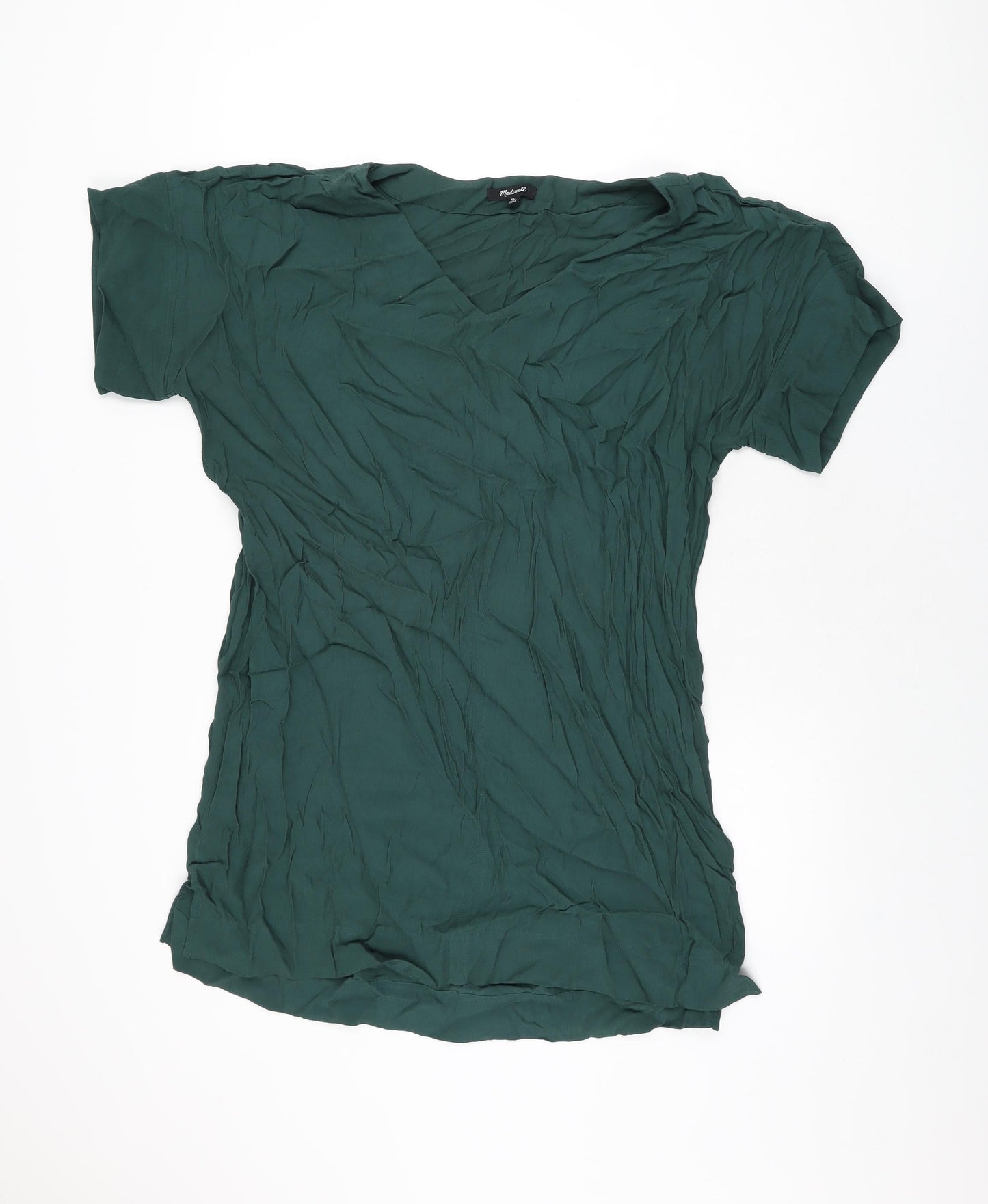 Womens UK Size XL Madewell Green Basic T-Shirt
