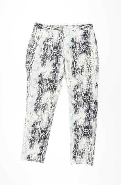 Womens UK Size M Zara Regular Fit  Grey Trousers