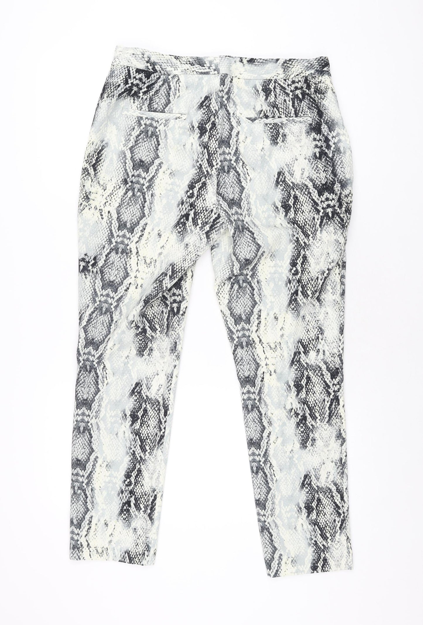 Womens UK Size M Zara Regular Fit  Grey Trousers