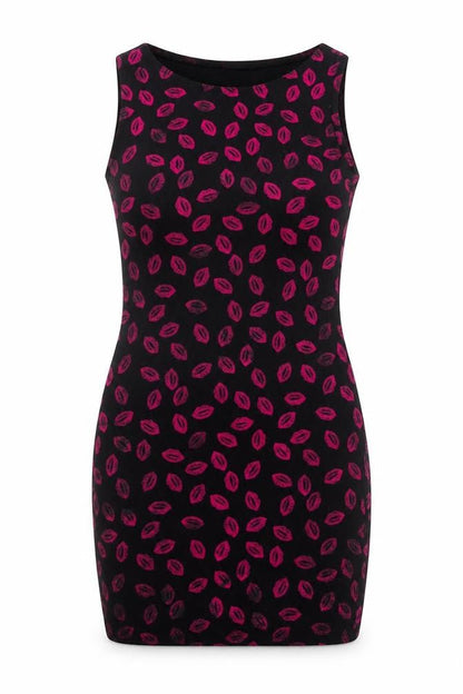 Boohoo Womens Black Geometric Polyester Bodycon Size 10 Boat Neck Pullover