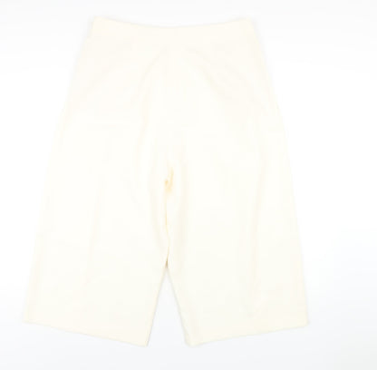 Finery Womens Ivory Polyester Capri Trousers Size 16 L20 in Regular Zip