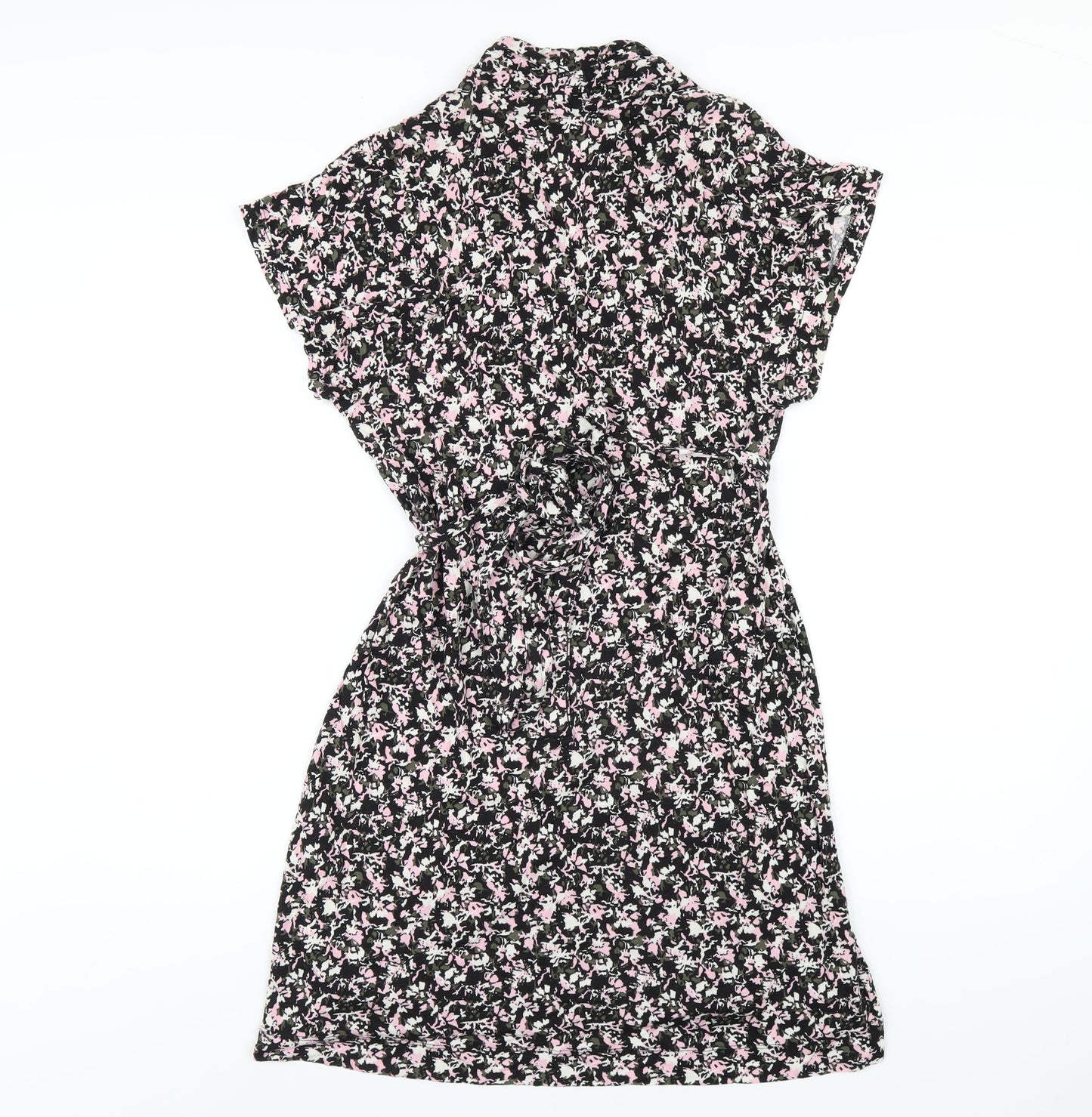 French Connection Womens Multicoloured Floral Viscose A-Line Size 14 V-Neck Pullover