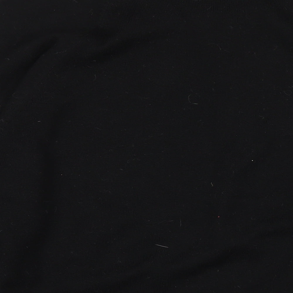 BHS Womens Black Crew Neck Acrylic Pullover Jumper Size M