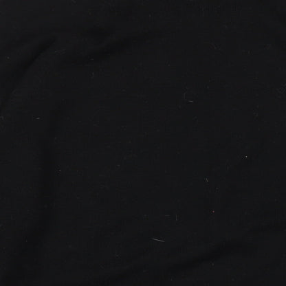 BHS Womens Black Crew Neck Acrylic Pullover Jumper Size M
