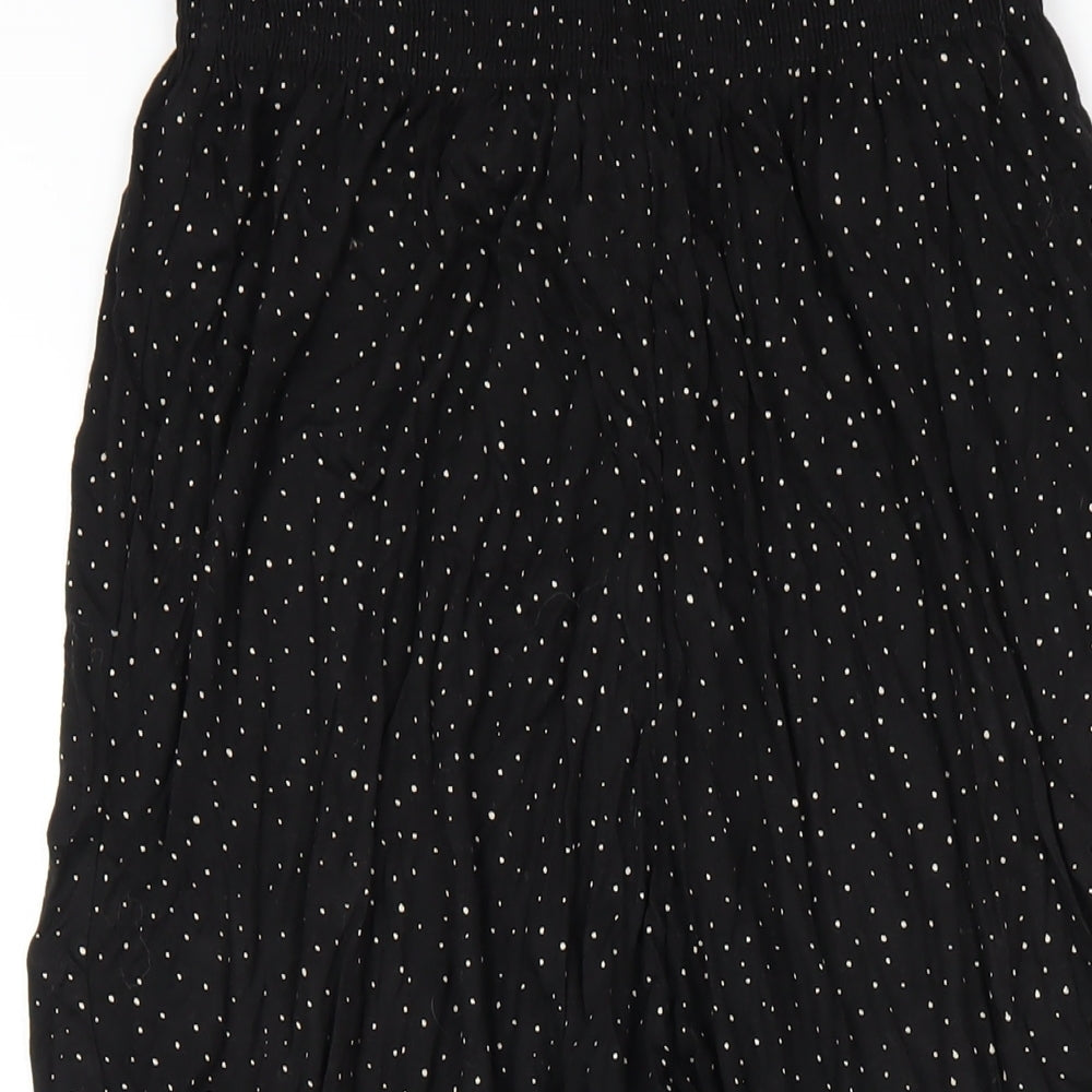 Womens UK Size S H&M Regular Fit Bloomer Black Trousers