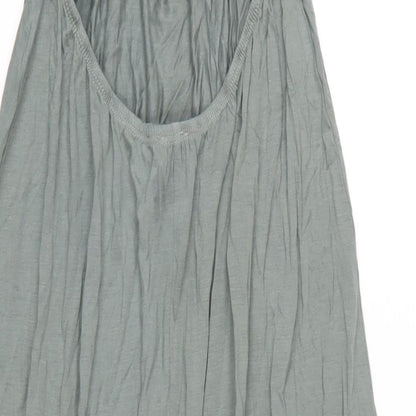 ASOS Womens Green Viscose Maxi Size 8 Halter Tie