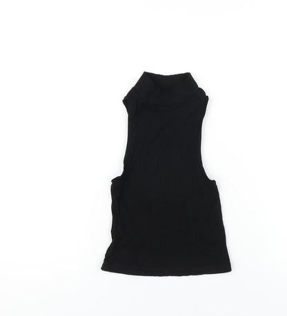 Womens UK Size 6 ASOS Black Basic T-Shirt