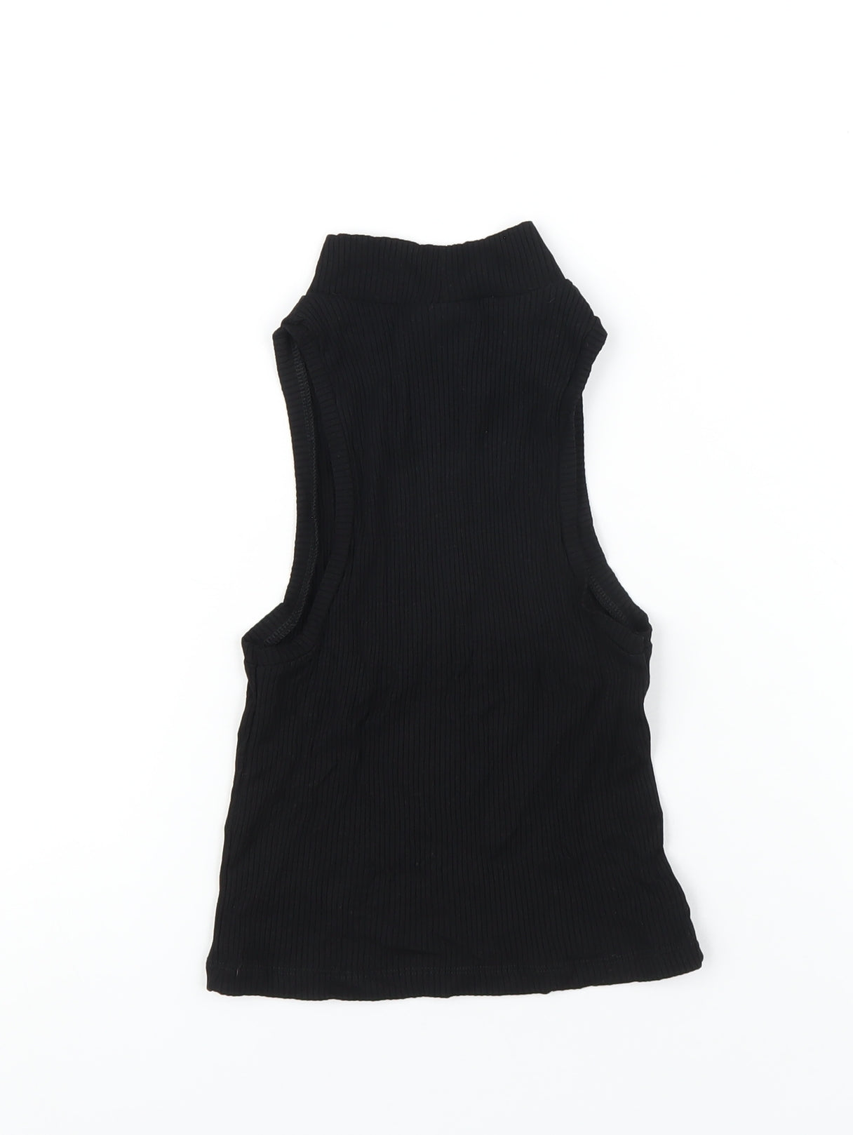 Womens UK Size 6 ASOS Black Basic T-Shirt