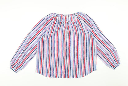 Womens UK Size 16 Classic Multicoloured Basic Blouse