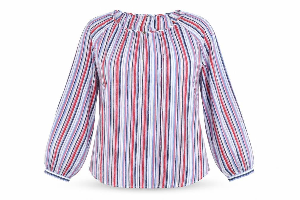 Womens UK Size 16 Classic Multicoloured Basic Blouse
