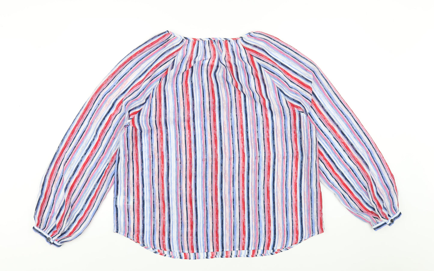 Womens UK Size 16 Classic Multicoloured Basic Blouse