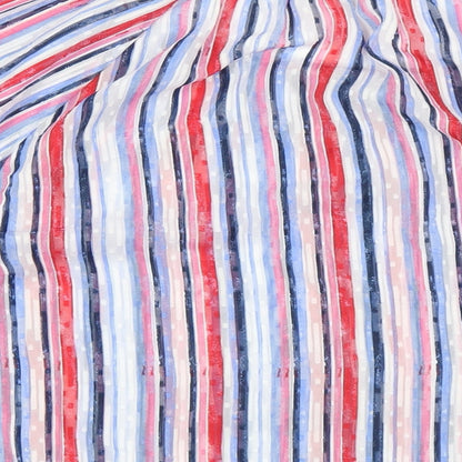 Womens UK Size 16 Classic Multicoloured Basic Blouse