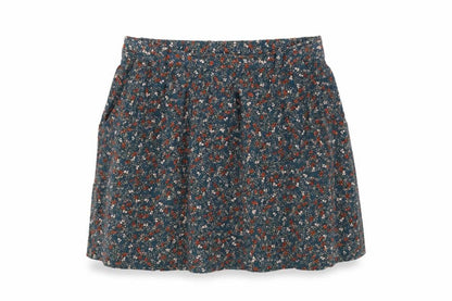 Indigo Womens Blue Floral Viscose A-Line Skirt Size 10