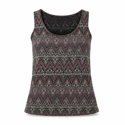 Womens UK Size 6 New Look Multicoloured Basic Tank