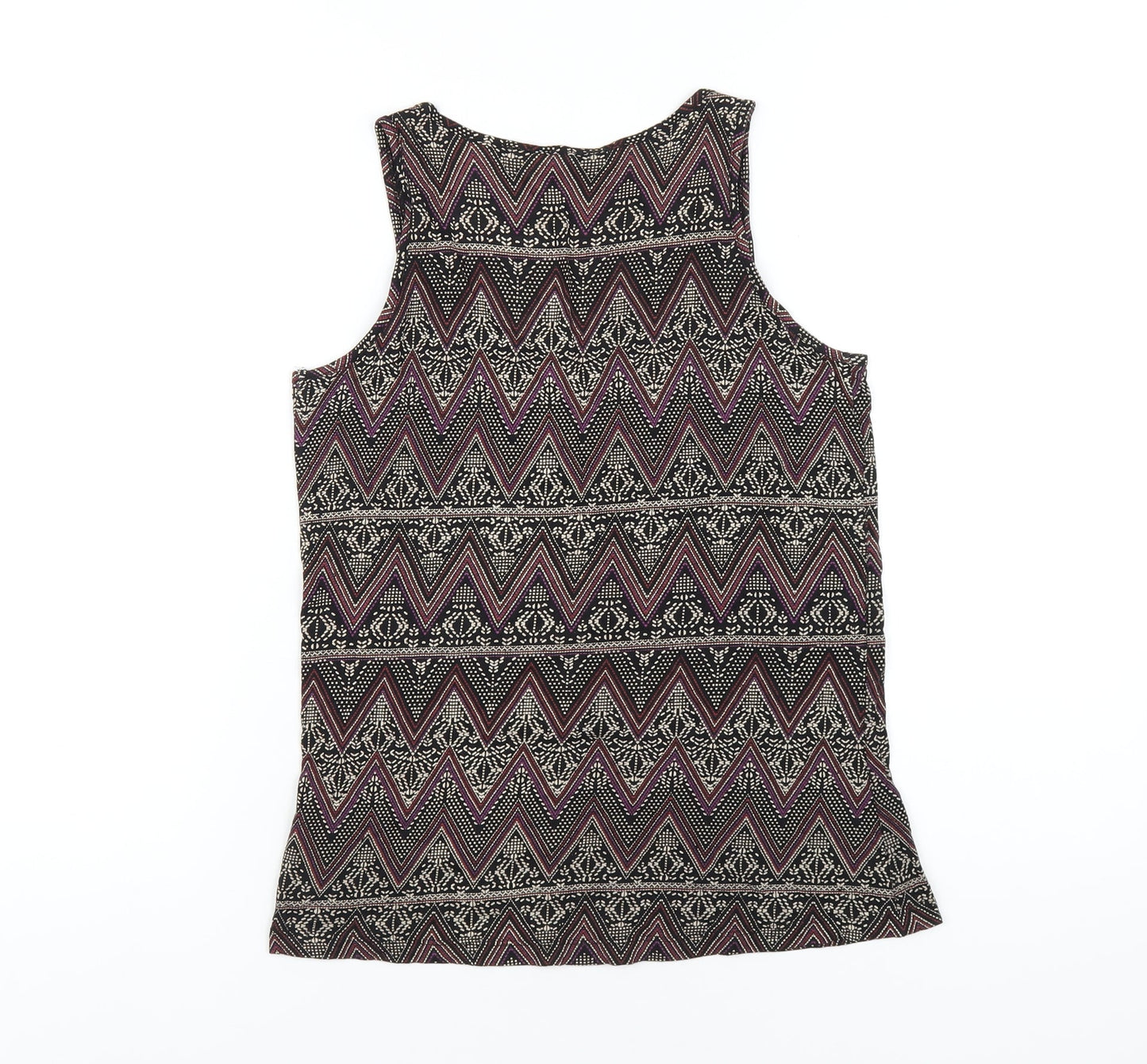 Womens UK Size 6 New Look Multicoloured Basic Tank