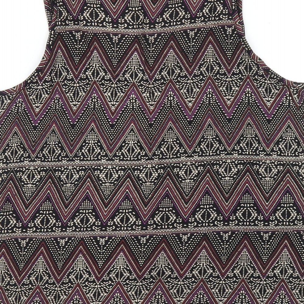 Womens UK Size 6 New Look Multicoloured Basic Tank