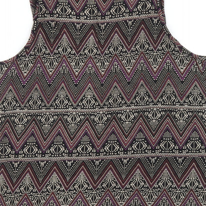 Womens UK Size 6 New Look Multicoloured Basic Tank