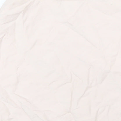 NEXT Womens Pink Silk A-Line Skirt Size 10 Zip