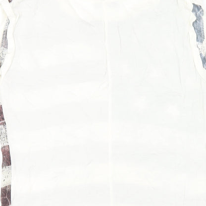 Womens UK Size 10 Exhibit Multicoloured Basic Tank