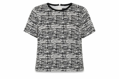 Womens UK Size 6 Topshop Black Basic T-Shirt